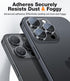 TORRAS LensGuard iPhone 15 Pro/iPhone 15 Pro Max Camera Lens Protector, Aerospace Grade 9H Tempered Glass, Black