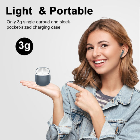 Wireless Earbuds Bluetooth 5.3 Headphones with Noise Cancelling Mic, IP7 Waterproof Sports Earphones, 32H Playtime