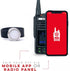 BTECH BS-PTT Wireless PTT (Push-to-Talk) Device - Compatible with GMRS-PRO Radios and HFP Bluetooth Headsets for Effortless Wireless Communication