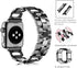 OULUCCI Compatible Apple Watch Bands for Women, 2024-Series 10, 42mm 41mm 40mm 38mm, D-Shape Stainless Steel Strap in
