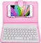 VBESTLIFE Universal Bluetooth Keyboard Sleeve with Stand, Compatible with 4.5''-6.8'' Cellphones for Android, iOS,