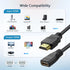 SAISN 5 2 Pack 1080P HDMI Extension Cable Feet, HDMI Extender Cable High Speed HDMI Male to Female Adapter Cable HDMI