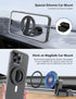 EWA MagOne Ultra Phone Grip Stand with Replaceable Elastic Finger Loop, Removable Magnetic Ring Holder