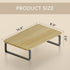 Beautiful Wooden Monitor Stand for Desk - Sturdy Stand Rises Your Monitor to the Perfect Ergonomic Level - Sleek