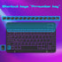 DTTO Bluetooth Keyboard, Wireless Rechargeable Keyboard for Android Tablet, Cell Phone, iPad Pro, Windows Surface