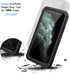 Lanhiem iPhone 11 Pro Max Case, IP68 Waterproof Dustproof with Built-in Screen Protector, Heavy Duty Clear Back