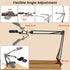 AIXPI Overhead Phone Mount with LED Selfie Light and Bluetooth Remote, Rechargeable Camera Light Tripod Stand