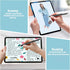 Capacitive Stylus Pen, 4-in-1 High Sensitivity and Precision Touch Screen Stylus with Clear Disc Tip, Black Rubber Tip
