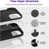 iPhone 15 Case by OTOFLY, Slim Shockproof Silicone, 6.1 inch, Black - Compatible & Stylish Protection.