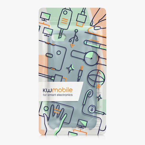 kwmobile TPU Silicone Case for Apple iPod Touch 6G / 7G (6th and 7th Generation) - Soft Flexible Protective Cover -