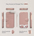Compatible iPhone 11 Wallet Case for Women and Men, Slim Durable Faux Leather with Card Holder, Floral Charm