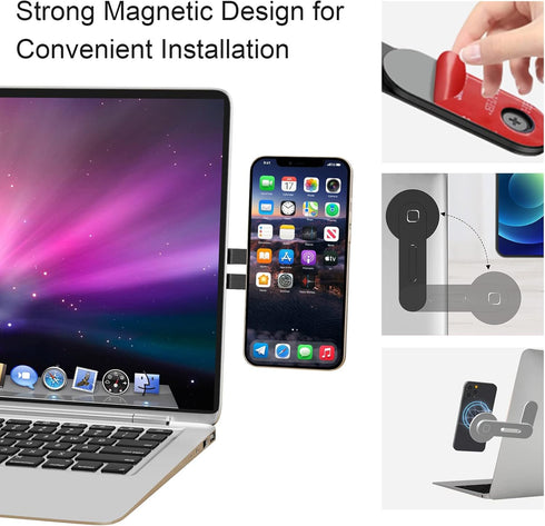 MagSafe Accessories for iPhone 15 14 13 12 Series, Universal Laptop Accessories for Dual-Screen Interaction, Phone