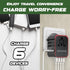 CACTECHS 4 1 International Universal Travel Adapter Worldwide USB Type C Travel Charger, EU UK European Travel Plug