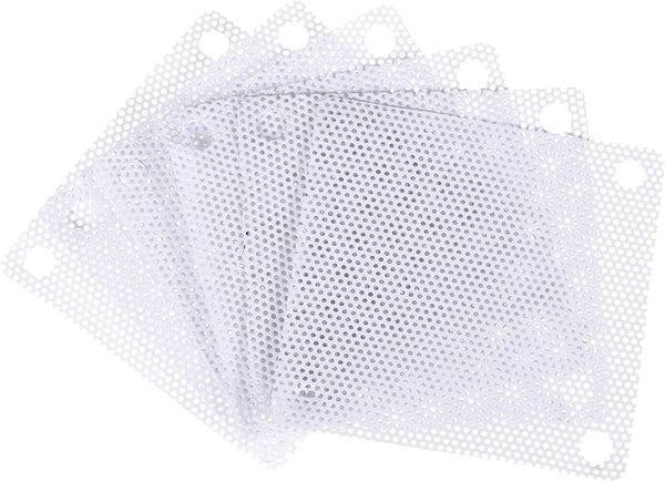 MECCANIXITY 6PCS PC Dust Filter, 50x50mm PVC Computer Case Cooler Dustproof Mesh Cover for Computer Chassis Speakers,