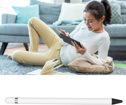 Capacitive Touch Screen Stylus Pens, Soft Silicone Tip, Accurate, Wear Resistant, Compatible with All Devices (White)