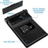 Foloda Bluetooth Wireless Number Pads, Portable 22 Keys Numeric Keypad for Laptop, PC