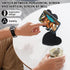 BESTOYARD 7.08 3.93 Inches Heart Shaped Desktop Tablet Stand, Valentine's Day Adjustable Metal Phone Holder for Desk