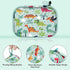 Leayjeen Kids Camera Case, Green Dinosaur for Goopow/Mgaolo/HOOMOON/Hangrui Kids Camera Toys, Best Easter Birthday Gift
