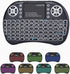 Backlit Mini Keyboard with Touchpad Mouse, Portable 2.4GHz Wireless for iPad, PC, Android TV Box
