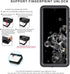 Lanhiem IP68 Waterproof Dustproof Case for Samsung Galaxy S20 Ultra - Heavy Duty Full Body Protective Cover, Black/Clear