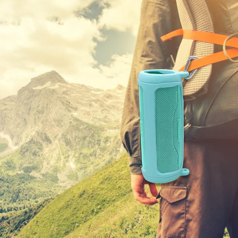 LTGEM Silicone Protective Case for JBL Flip 6 Portable Bluetooth Speaker, Teal (Case Only)