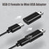 TFAK 4Pack Cam,MP3 USBC to Mini USB Adapter, USB Mini to Usbc Adapter Supports Charge & Data Sync Compatible