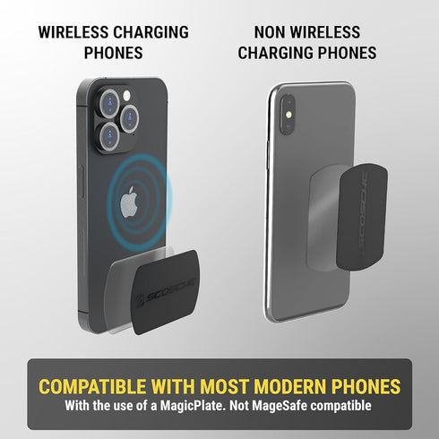Scosche MMDSD-RP MagicMount 360 Select Mini Magnetic Car Phone Holder - Strong Magnet Mount for iPhone and Android