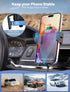 Wireless Car Charger, MOKPR Auto-Clamping Car Mount, 15W/10W/7.5W Fast Charging for iPhone 15/14/13/12 Series, Samsung