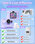 Dylanto Instant Print Camera for Kids, 2.4 Inch Screen, Portable Instant Cameras, Christmas Birthday Gifts for Girls