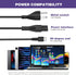 New Slim 65W USB C Laptop Charger for HP Dell Lenovo Type C Chromebook, Universal AC Power Adapter Replacement