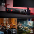 Redragon GS550 PC Gaming Speakers, 2.0 Channel Desktop Sound Bar, Compact Size, Headphone Jack, Quality Bass & Decent