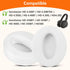 Replacement Ear Pads for Sennheiser HD 4.50BT/HD 4.50BTNC/HD 4.50SE/HD 4.40BT/HD 4.30G/HD 4.20S - White