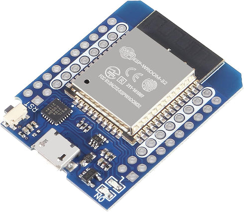 D1 Mini NodeMCU ESP32 ESP-WROOM-32 WLAN WiFi Bluetooth Development Board, 5V Compatible for Arduino (3pcs)