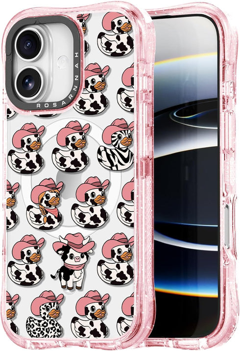 Rosarnnah for iPhone 17 Case Cute - Compatible with Magsafe - Military-Grade 20