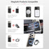 PROfezzion Magnetic Wallet with Double Magnets, Slim Magnetic Phone Wallet Compatible with iPhone 15 14 13 12 Series &