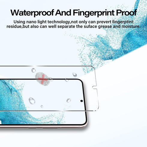 BIGFACE Galaxy S22 Plus Tempered Glass Screen Protector, 2 Pack, Anti-Scratch, Case Friendly, 9H Hardness