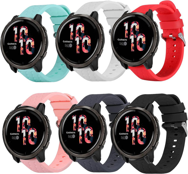 FitTurn 6pack Bands, Soft Silicone Replacement Straps for OYG Smart Watch, IP68 Waterproof Fitness Tracker with Quick