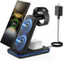 JoyGeek 3 in 1 Wireless Charger for Samsung & Android: Charging Station for Galaxy Watch 7 Pro/4/3, Phone Charger for