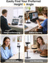 jidinung C922 C930e C920S C920 C615 C960 C920x 4K N60, 1/4" Upgraded Webcam Stand for Desk, Telescopic Webcam Tripod