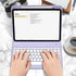 Fintie Keyboard Case for iPad Air 11-inch M2 (2024), Detachable Bluetooth Keyboard, Soft TPU Back Cover, Lilac Purple