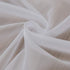 ZebraSmile 1 Panel Tab Top Voile Sheer Curtain, White Loop Sheers for Living Room, Bedroom, Small Window 69(H) X55(W) in