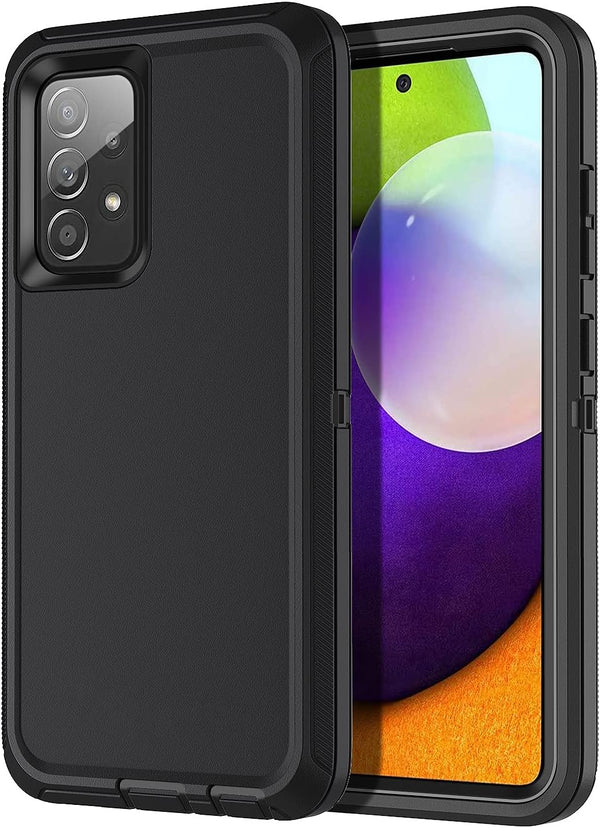 for Samsung Galaxy A52 5G Case, Shockproof Dust/Drop Proof 3-Layer Full Body Protection Rugged Heavy Duty Cover