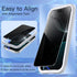 16 6.3-Inch, 2-Pack JETech Privacy Full Coverage Screen Protector for iPhone Pro Black Edge Anti-Spy Tempered Glass