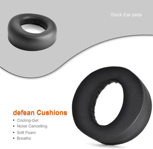 PS5 Cooling Gel Ear Pads - defean Replacement Cushion Cover for Sony ps5 Wireless Headphone, PULSE 3D Headset