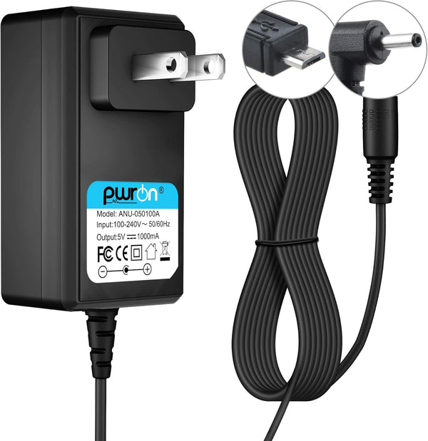 PwrON DC 5V Adapter for Motorola MBP33S, MBP36S, MBP36XL, MBP38S, MBP41S, MBP43S, MBP843, MBP853, MBP854, MBP855 Video