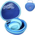 Aproca Blue Hard Storage Case for Clever Kids Bluetooth Headphones BTH18 and Accessories