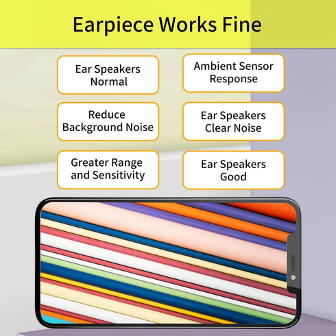 Earpiece Front Speaker Replacement for iPhone 11 - Repair for Earspeaker with Ambient Light Sensor