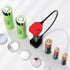Kiorafoto CR2032, 3 CR2025 CR2450 LR44 1.5V 3V 3.7V Portable Magnetic Battery Tester for AA AAA C Compact Universal