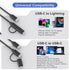 Coiled USB C Cable PD 27W/60W Fast Charging for iPhone 15, MFi Certified, 2-in-1 Apple Car Play & Android Auto