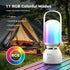 WIN FUNNY LIFE 3-Gear 11 Bluetooth Camping Lantern Speaker, LED Night Light, Modes RGB Colorful Lantern Speaker